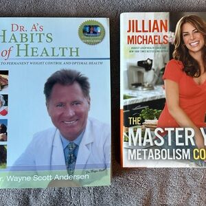 Dr A habit of health and Jillian Michaels books